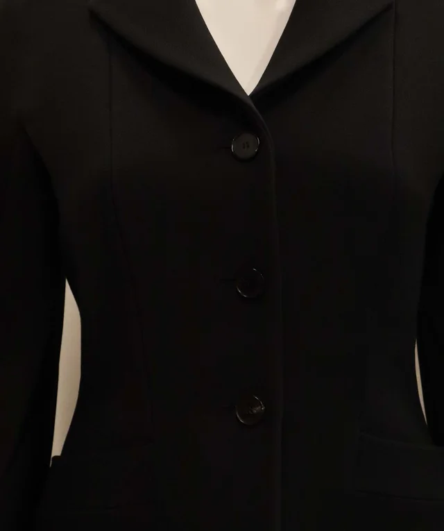 Saint Laurent maria grazia black bar jacket in Black Wool from Luxury Promise, photo 2 of 2