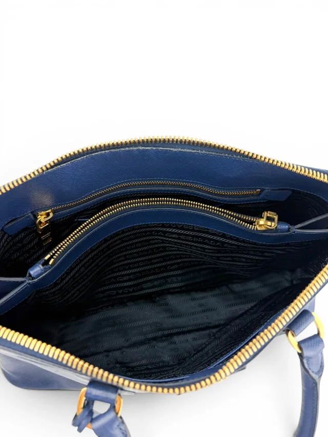 Prada Promenade Bag in Navy Saffiano leather from Season 2 Consign, photo 1 of 1