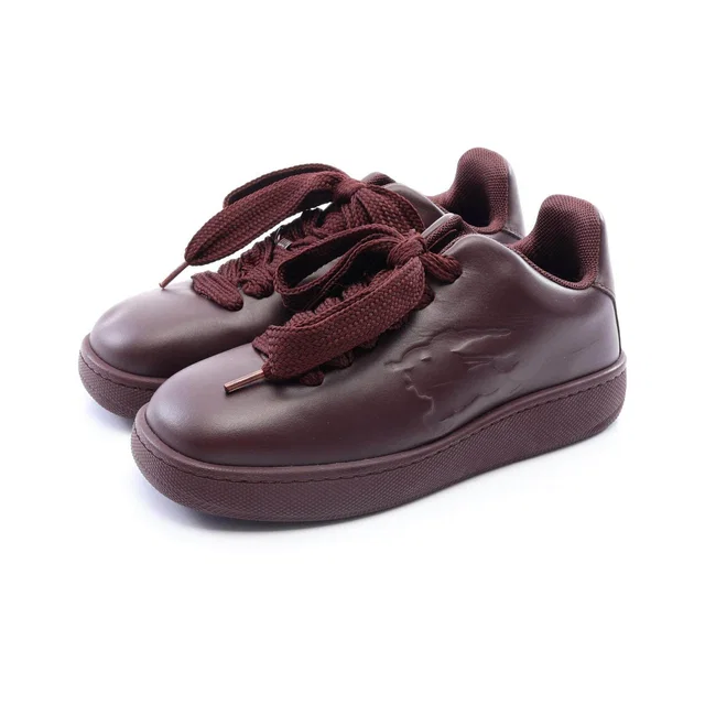 Burberry Leather Box Sneaker in Leather from LuxUness