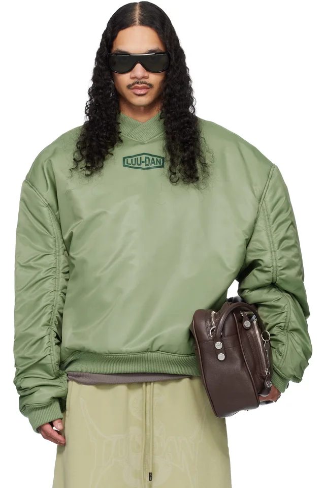 Green Unibomber Sweatshirt, image 1 of 1 from SSENSE