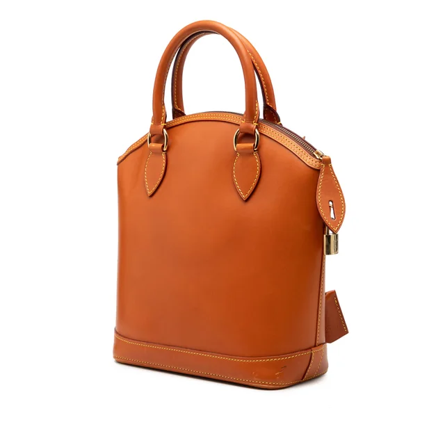 Orange Louis Vuitton Nomade Lockit Vertical Handbag in Orange Leather from Designer Revival, photo 2 of 2