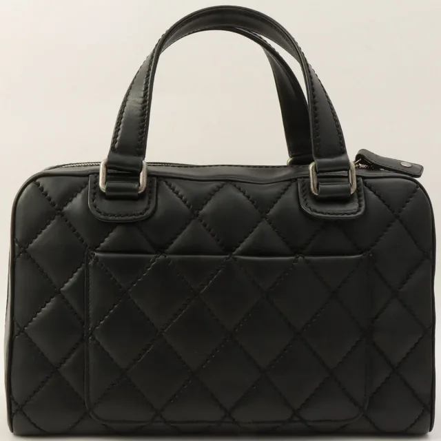 Chanel Around 2007 Wild Stitch Handbag Black from VINTAGE QOO TOKYO, photo 2 of 12