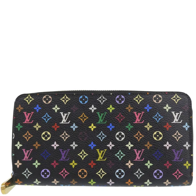 Louis Vuitton 2012 Monogram Multicolore Zippy Wallet Noir in Black from VINTAGE QOO TOKYO
