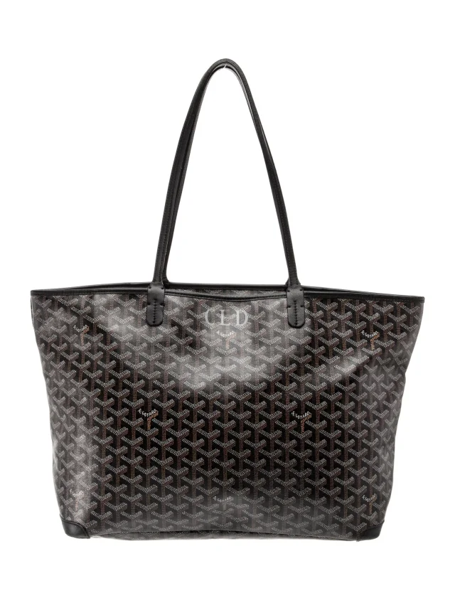 Goyard Goyardine Artois MM in black Canvas from The RealReal