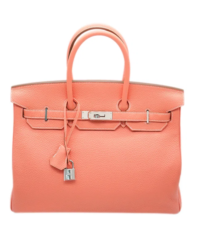Hermès Birkin 35 Crevette Togo With PHW in Togo leather from Luxury Promise