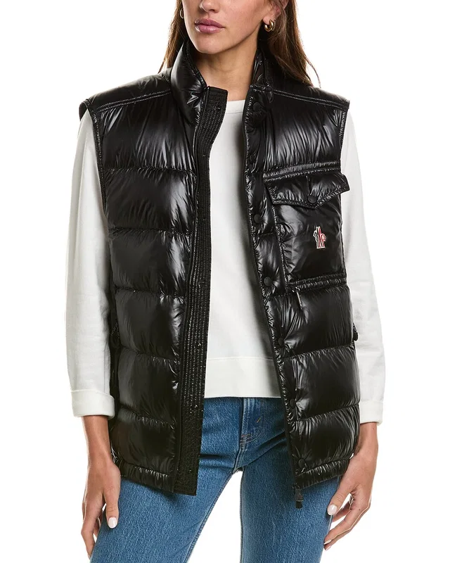 Moncler Uychi Vest in //asset2.ruecdn.com/images/sw/141579/1415794030_RLSW_black.jpg, image 1 of 1 from Rue La La