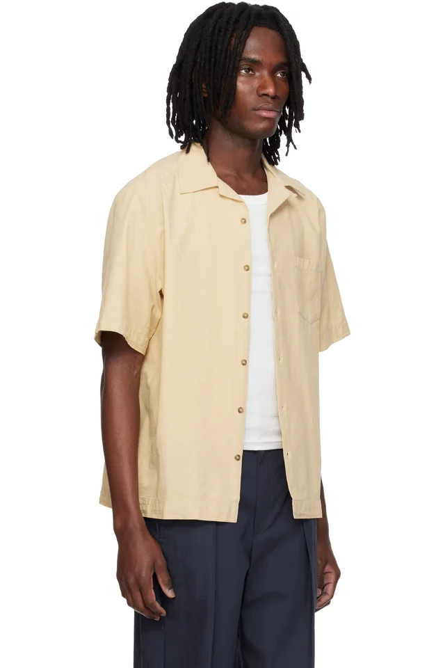 A.P.C. Beige Jude Shirt, photo 2 of 2 from SSENSE