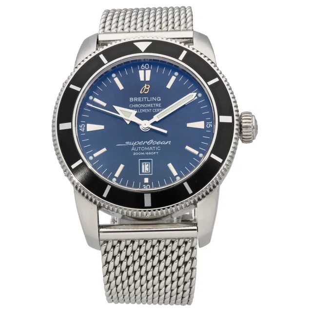 Breitling Superocean A17320 46mm Stainless Steel Watch from H&T