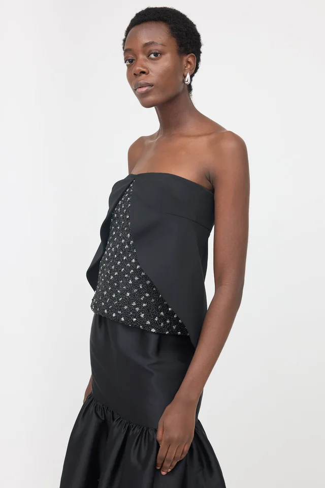 Balenciaga 2013 Layered Sleeveless Top in Wool from VSP Consignment, photo 2 of 2