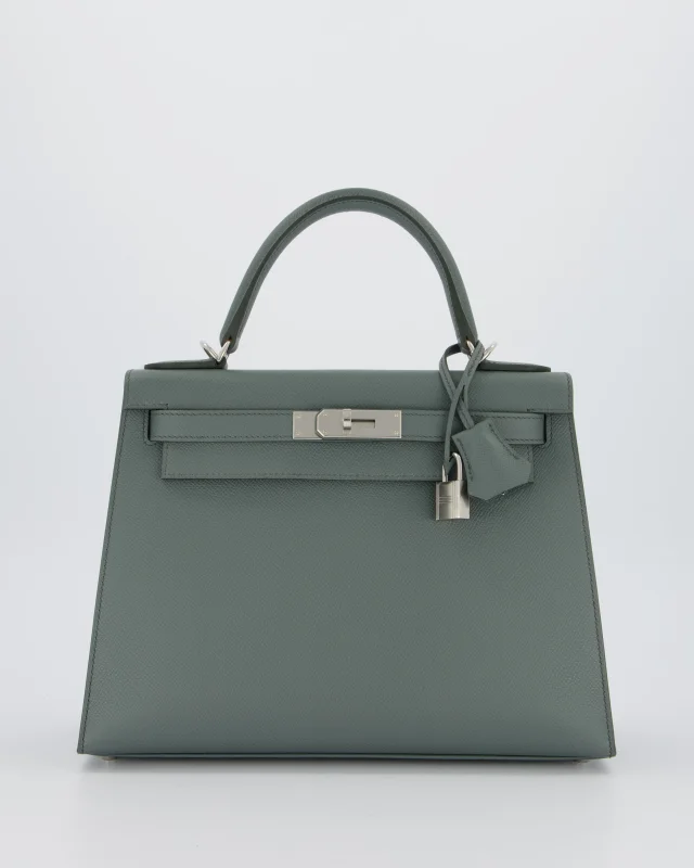 Hermès Kelly 28 Sellier Bag in Green Epsom leather from Sellier, photo 3 of 3