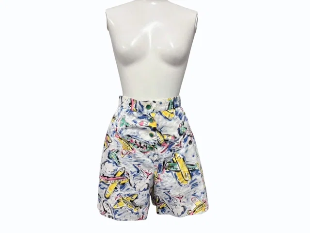 Chanel Shorts Air Line Airplane CC Logo Multicolor 16SS in Multicolor from The Reluxe