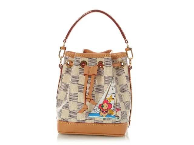 Louis Vuitton Damier Azur Vivienne Sac Nano Noé in Canvas from Ann's Fabulous Finds, photo 2 of 9