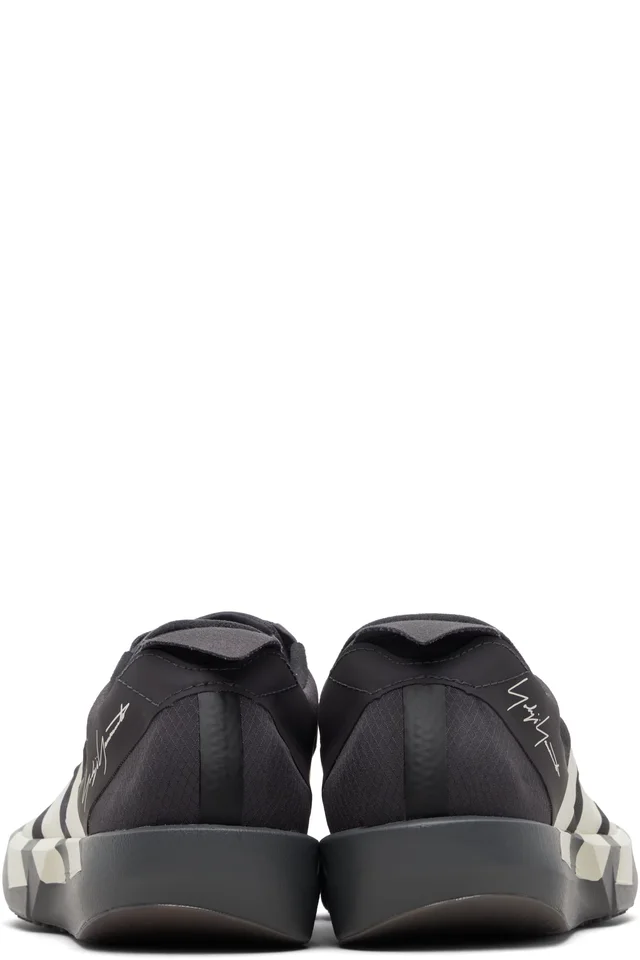 Black Y-3 ADIOS 9 Sneakers, photo 2 of 5 from SSENSE