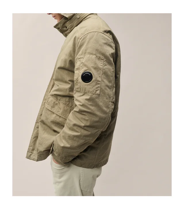 C.P. Company Twill-blend hooded jacket with lens detail, photo 3 of 6 from SENSER