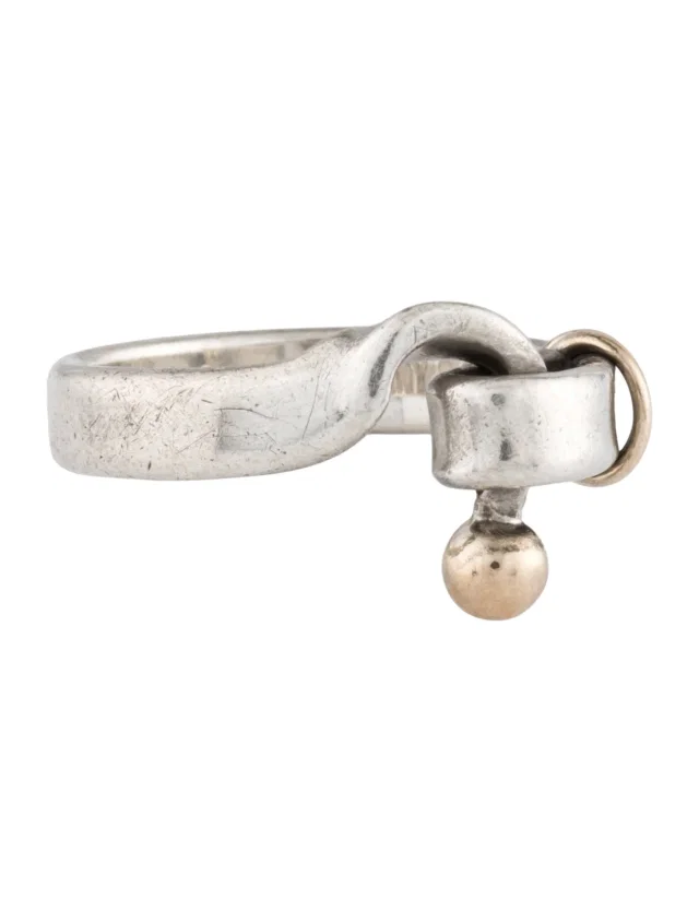 Tiffany & Co. Vintage Two-Tone Hook & Eye Ring in multicolor from The RealReal