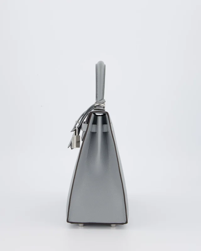 Hermès Kelly 25 Sellier Bag in Grey Leather from Sellier, photo 10 of 21