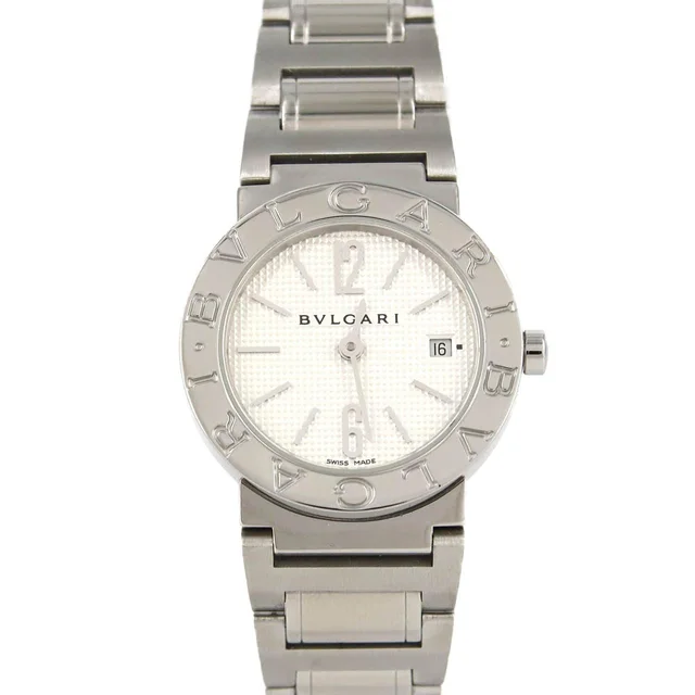 BVLGARI BVLGARI 101353/BBL26S/BB26WSSD SS Quartz in Dial color: white Case: stainless steel Bracelet: stainless steel from KOMEHYO