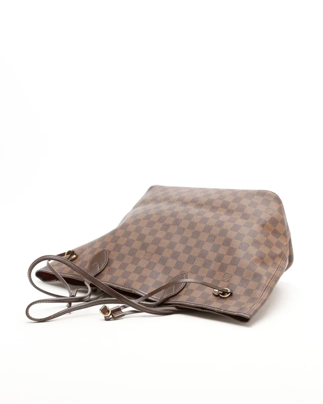 Louis Vuitton Damier Ebene Neverfull MM Tote Bag in Brown Canvas from A Retro Tale, photo 5 of 10