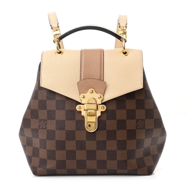 Louis Vuitton Clapton Backpack Damier Ebene Coated Canvas Bag - Brown & Cream in Brown Coated canvas from H&T