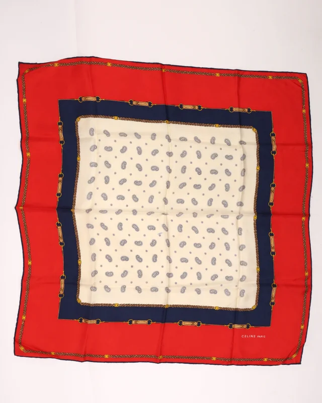 Celine 75 Silk Scarf in Silk from A Retro Tale, photo 2 of 3