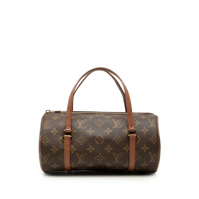 Brown Louis Vuitton Monogram Papillon 26 Handbag in Brown Coated canvas from Designer Revival