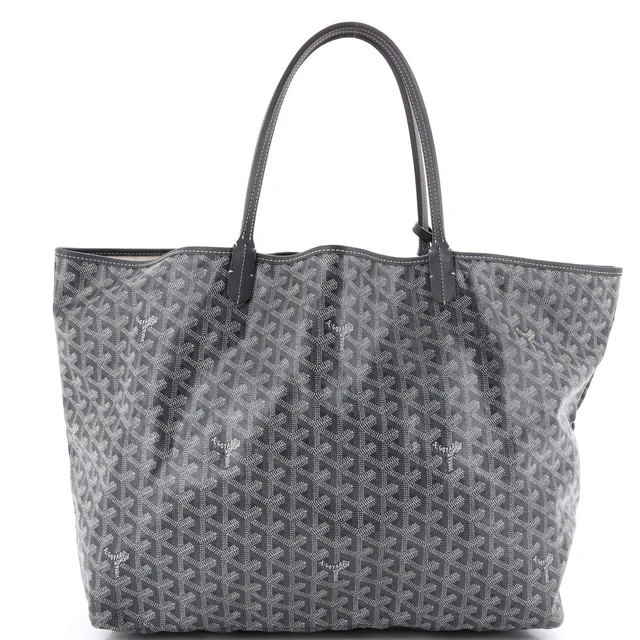 Goyard Saint Louis Tote Coated Canvas GM in gray Coated canvas from Rebag