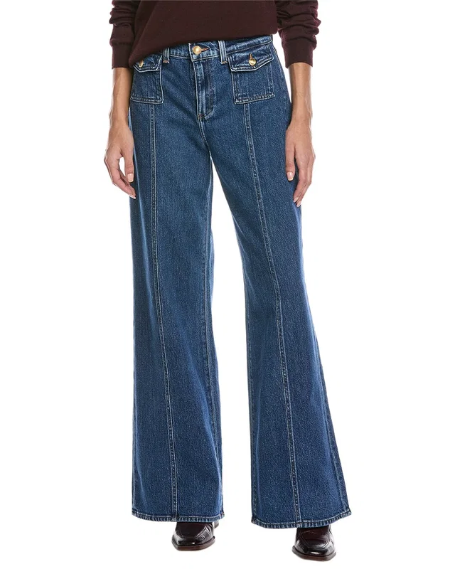7 For All Mankind Lotta Artifact Wide Leg Jean, image 1 of 1 from Rue La La