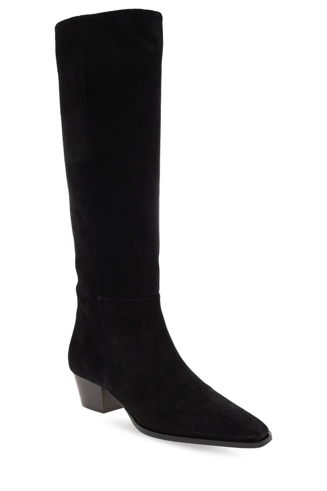 Aeyde Medea Mid-Heel Knee-High Boots, photo 2 of 6 from SENSER