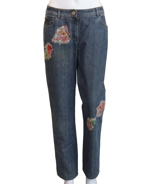 Dior jeans with flowers from Luxury Promise