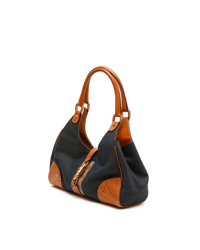 Gucci GG Denim Jackie Bardot Bag in Denim from A Retro Tale, photo 2 of 2