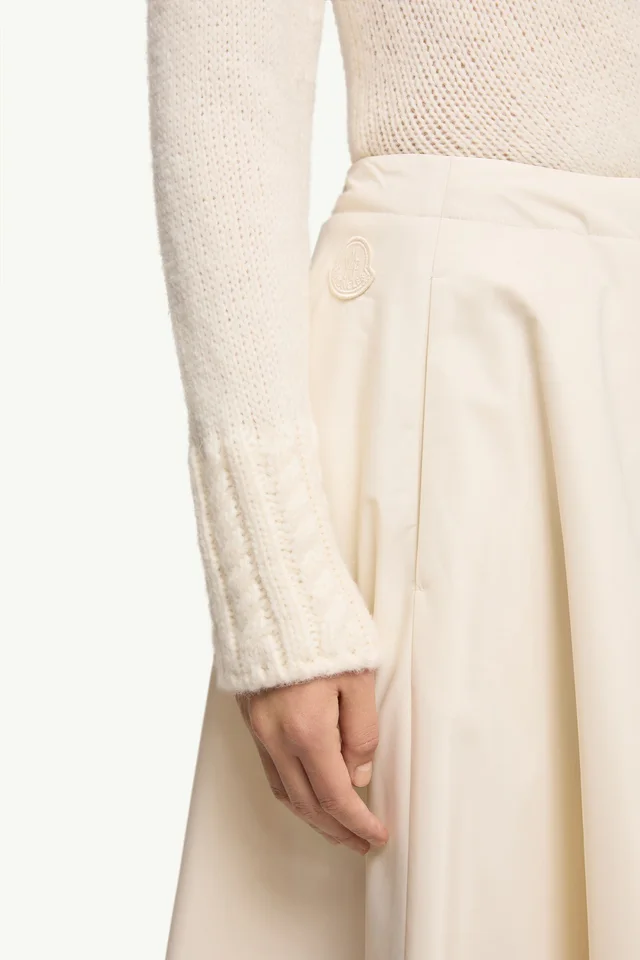 Moncler Padded Taffeta Midi Skirt, photo 6 of 6 from SENSER