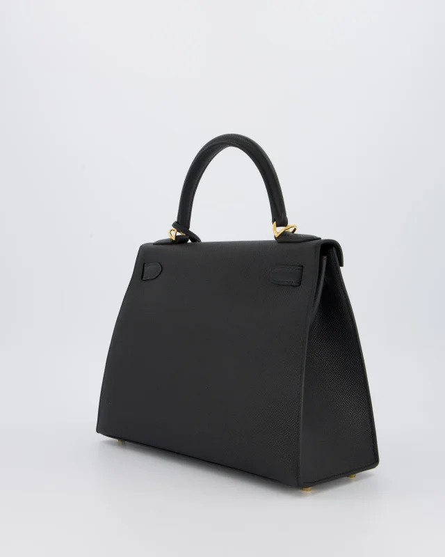 Hermès Kelly 28 Sellier Bag in Black Epsom leather from Sellier, photo 6 of 23