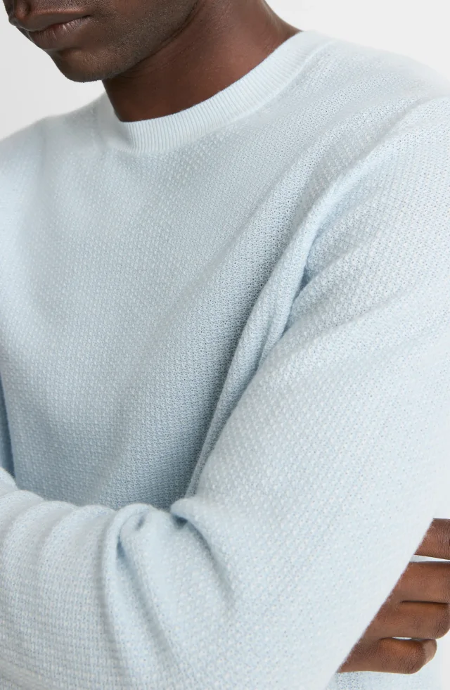 Vince Geometric Jacquard Wool & Cotton Blend Crewneck Sweater, photo 3 of 4 from Nordstrom Rack