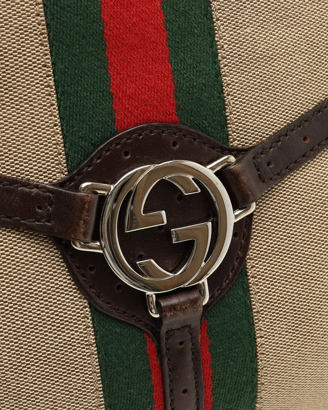 Gucci GG Reins Bag in Canvas from A Retro Tale, photo 7 of 10