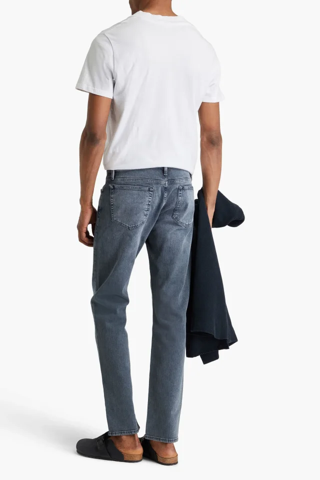 Frame L'Homme Slim-Fit Faded Denim Jeans, photo 3 of 4 from THE OUTNET