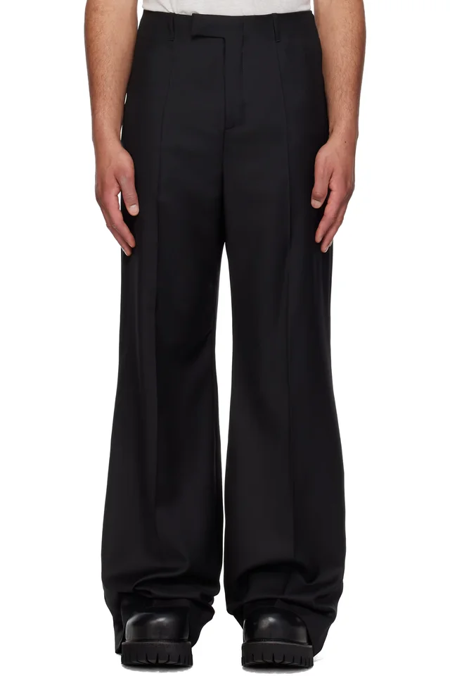 Black Wool Trousers, image 1 of 1 from SSENSE