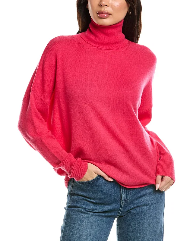 Brodie Cashmere Textured Roll Neck Wool & Cashmere-Blend Sweater, image 1 of 1 from Rue La La