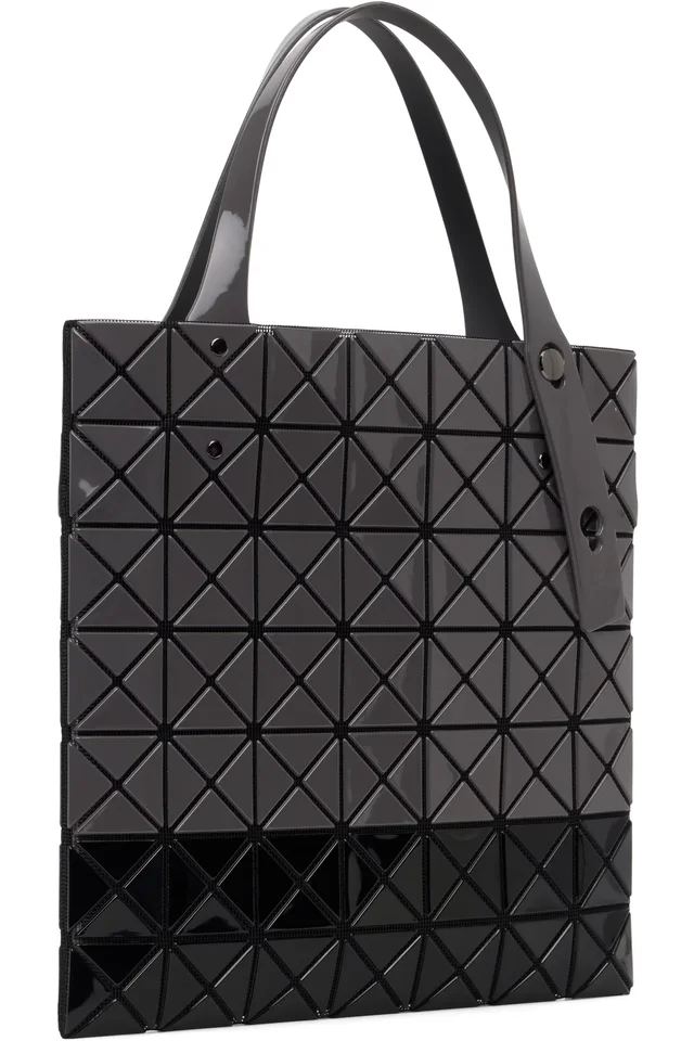 BAO BAO ISSEY MIYAKE Gray Prism Bi-Color Tote, photo 2 of 4 from SSENSE