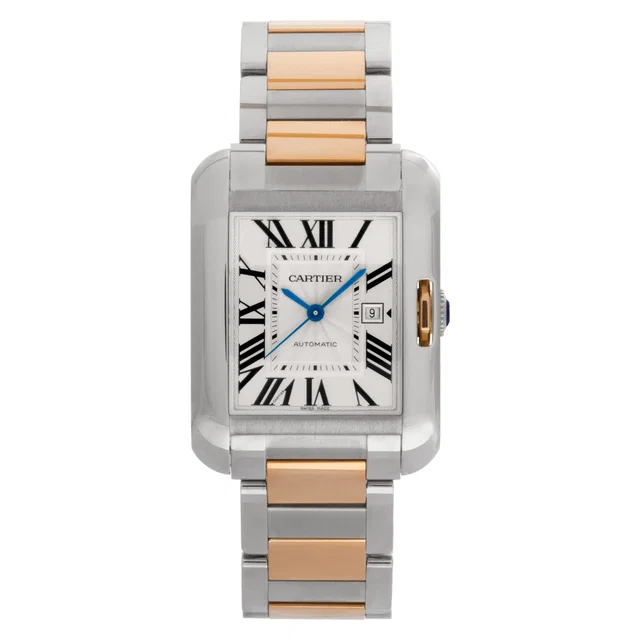 Unused Cartier Tank Anglaise XL 30mm W5310047 in Yellow Gold, Stainless Steel from Gray And Sons