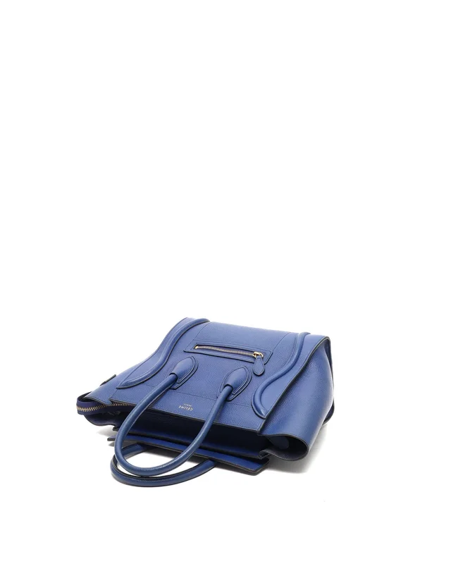 Celine Micro Luggage Bag in Suede from A Retro Tale, photo 4 of 9