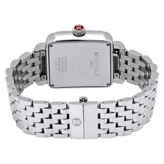 Michele Deco Madison Silver Sunray Diamond Ladies Watch MWW06T000141, photo 3 of 3 from Jomashop