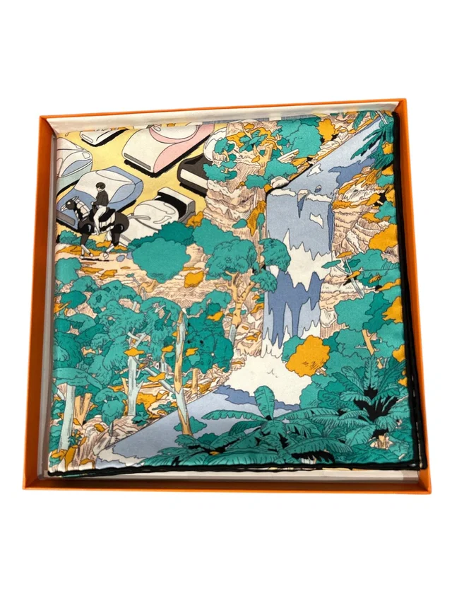 Hermès 90cm Silk Scarf in Silk from Luxury Promise