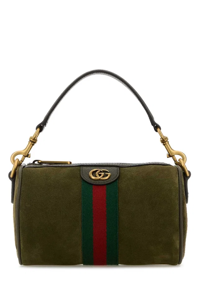 Gucci Ophidia Shoulder Bag — Green in Green Suede from HEWI