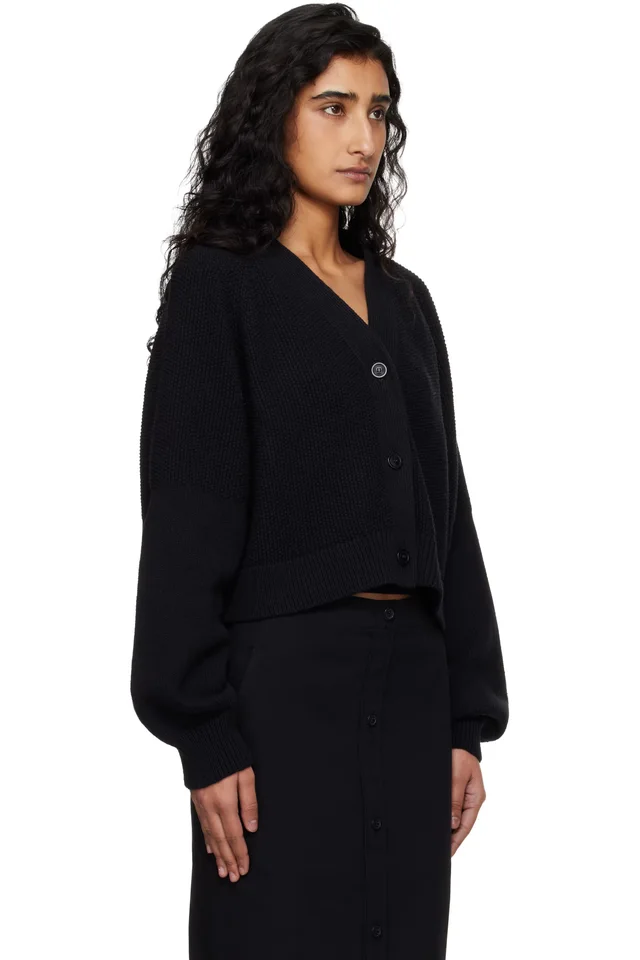 YMC Black Computer Cardigan, photo 2 of 4 from SSENSE