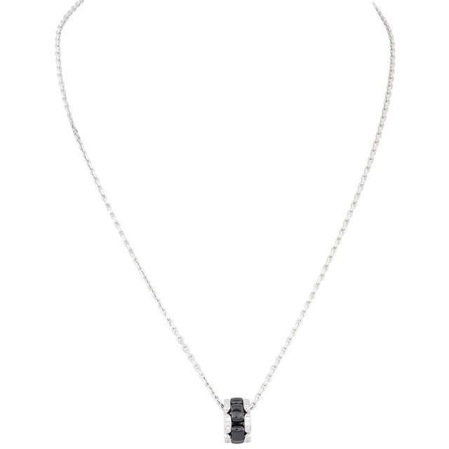 Chanel Ultra Diamond 18k White Gold Ceramic Necklace in White Ceramic from Luxe.It.Fwd