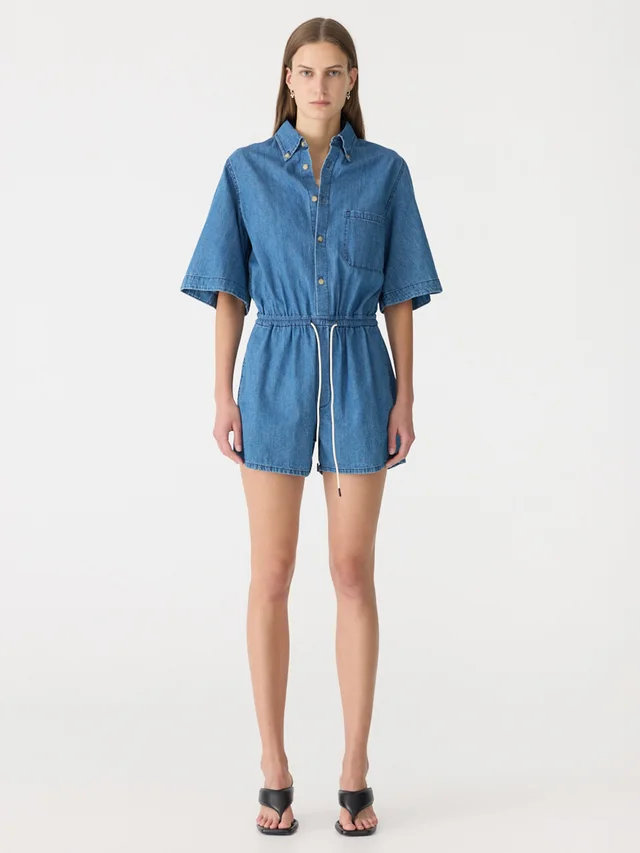 Bassike Organic Denim Jumpsuit from bassike, photo 1 of 1