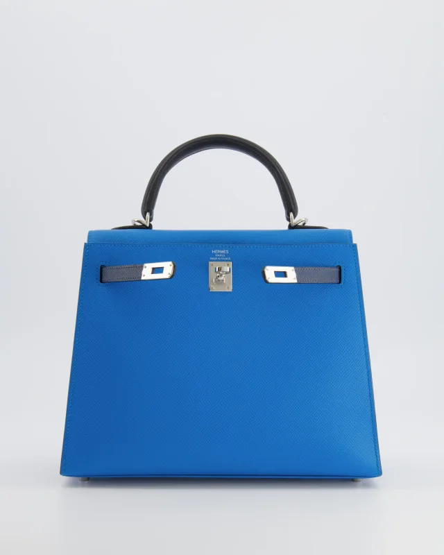 Hermès Kelly II Tricolour 25 Sellier Bag in Black Epsom leather from Sellier, photo 3 of 21