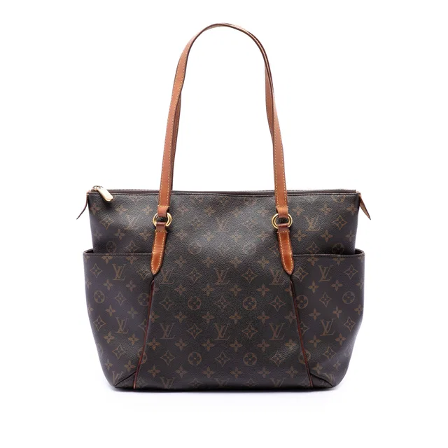 Brown Louis Vuitton Monogram Totally MM Tote Bag in Brown Coated canvas from Designer Revival
