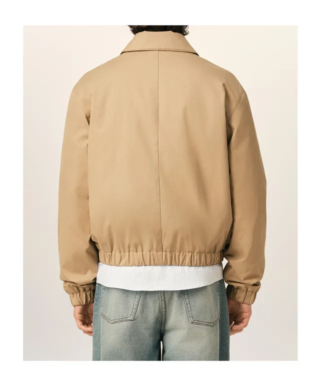 Ami Paris BEIGE COTTON PADDED JACKET WITH AMI DE COEUR, photo 6 of 7 from SENSER
