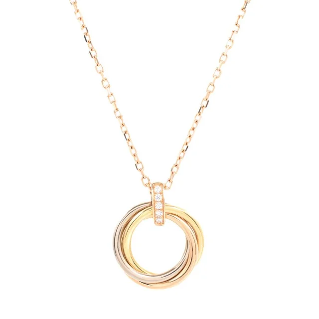 Cartier Necklace Trinity Beige in Beige from The Reluxe